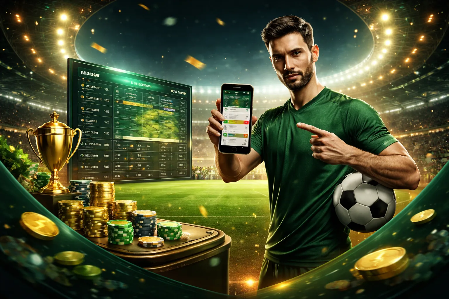 Hình nền đăng ký 1xBet với các hoạt động cá cược sôi động